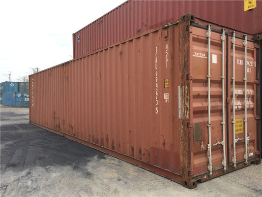 Porcellana contenitori d'acciaio dell'alta seconda mano del cubo di 45ft per trasporto marittimo della terra fornitore