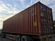 colore ROSSO dell'alto container del cubo delle merci di seconda mano 45HQ fornitore