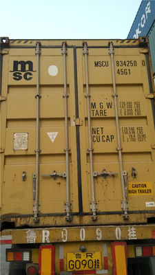 Porcellana Acciaio giallo container utilizzati 20 piedi professionali per trasporto di carico fornitore
